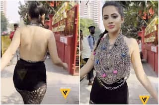 Urfi Javed Wears Just Chains And Netted Skirt, Trolls Say 'Desh Badal Raha Hai'