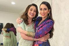Karishma-Madhuri's Nostalgic Reunion, Fans Say, 'Arey Re Arey Yeh Kya Hua…Moment'