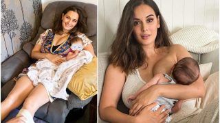 Evelyn Sharma Shares Breastfeeding Picture With Baby Ava, Fans Have Mixed Reactions - Check Post