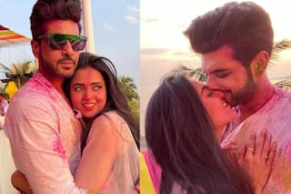 Karan-Tejasswi Share a Glimpse of Their First Holi Together And TejRan Fans Can   t Get Enough - See Pics