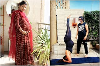 Pregnant Debina Bonnerjee Performs Headstand in Her Third Trimester, Fans Say 'Arey Baba, Dhyan Se' - See Viral Picture