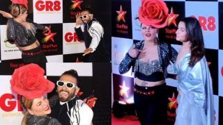 ITA Awards 2022: Rakhi Sawant Dances With Ranveer Singh, Kisses Alia Bhatt in Extraordinary Look- Watch Viral Videos