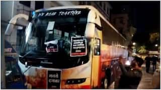 Maharashtra Navnirman Sena Activists Damage IPL Team Bus in Mumbai