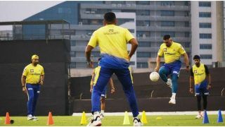 He Has Been Told to Improve His Football Skills: MS Dhoni's Banter With Rajvardhan Hangargekar