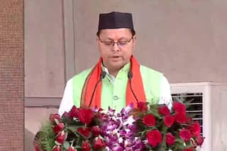 Uttarakhand: प्रधानमंत्री नरेंद्र मोदी की मौजूदगी में CM पुष्कर सिंह धामी और 8 मंत्रियों ने ली पद और गोपनीयता की शपथ