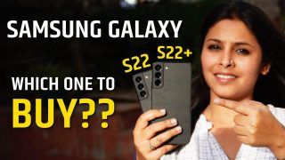 Samsung Galaxy S22+ Vs Samsung Galaxy S22: Know Who Is More Better And Which One Should You Buy - Watch Video