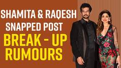 Bigg Boss Fame Shamita Shetty And Raqesh Bapat Snapped Together Post Break-Up Rumours - Watch Video