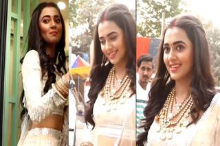 माथे पर बिंदी और मांग में सिंदूर, नई-नवेली दुल्हन बनकर सबके सामने आई तेजस्वी प्रकाश...फैंस ने कहा कर ली शादी!