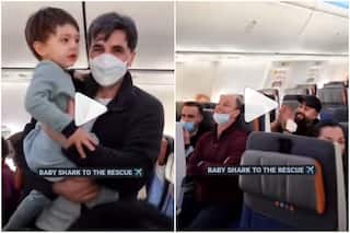 Passengers on a Plane Sing Baby Shark to Comfort Crying Toddler, Internet Says 'Aww' | Watch