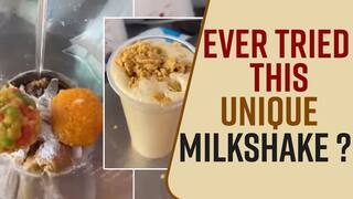 Viral Video: A Food Vendor Makes Milkshake With Motichoor And Besan Ladoos, Netizens Say, 'Kya Bakwas Hai' - Watch