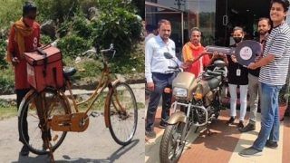 18-year-old Rajasthan Boy Gifts Bike To A Teacher-Turned-Delivery Boy