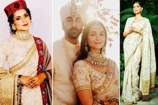 Alia's Wedding Saree Inspired by Kangana And Sonam's Sarees - Who Wore it Better?