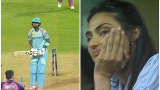 IPL 2022: Athiya Shetty's Reaction After KL Rahul's Dismissal During RR vs LSG Goes VIRAL; Netizens Have Their Say