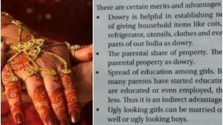 'Ugly Girls Can Be Married Off:' Sociology Book Lists Merits of Dowry, Triggers Twitter Outrage