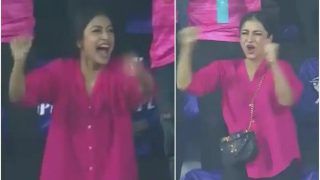 WATCH | Dhanashree Verma's Reaction When Yuzi Chahal Picks up RCB Wicket is UNMISSABLE