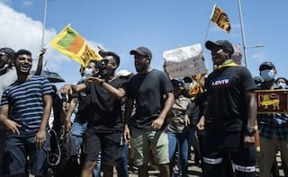 Sanath Jayasuriya, Arjuna Ranatunga Join Street Protests In Colombo Against Economic Crisis | Check What's Happening In Sri Lanka