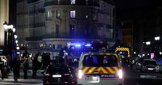 Police Teargas Protestors In Paris After Emmanuel Macron Wins French Polls