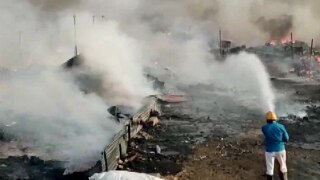 Massive Fire Breaks Out In Slum Cluster In Gurugram's Sector 74, Fire Tenders Rush To Spot