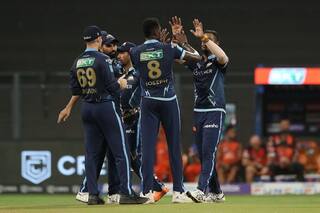 6 1 6 0 6 6... Gujarat Titans बनी अंतिम ओवर में सबसे बड़ा टारगेट हासिल करने वाली दूसरी टीम