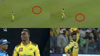 IPL 2022: Ravindra Jadeja, Dwayne Bravo Get Angry at Shivam Dube's Lazy Effort During CSK vs GT | WATCH VIDEO