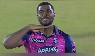 IPL 2022: राजस्थान जीता तो Obed McCoy ने अल्लू अर्जुन के पुष्पा स्टाइल में यूं मनाया जश्न, वीडियो वायरल