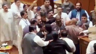 Imran Khan’s Party Members Beat Punjab Assembly Deputy Speaker, Pull His Hair | WATCH