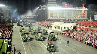 North Korea Broadcasts Vast Military Parade; Kim Jong Un Vows to Accelerate Growth of Nuclear Arsenal | WATCH