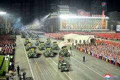 North Korea Broadcasts Vast Military Parade; Kim Vows to Accelerate Growth of Nuclear Arsenal | WATCH