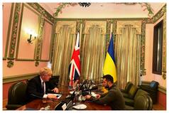 UK PM Boris Johnson Pays Surprise Visit to Ukraine
