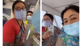Please Don't Lie: Smriti Irani-Congress Leader In-flight Face Off Over Petrol and Fuel Price Hike | Watch