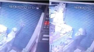 Thief Breaks Into Victory Dance After Robbing a Hardware Shop in UP’s Chandauli | Watch
