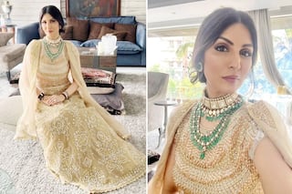 Riddhima Kapoor Sahani's Golden Lehenga at Ranbir-Alia Wedding Inspired by Sonam Kapoor's Lehenga from Her Sangeet? - See Pics