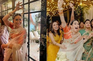 Karishma Kapoor Beaming With Joy as Alia Bhatt's Kaleera Falls On Her