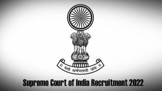Supreme Court of India Recruitment 2022: Graduates Can Apply For 25 Posts at sci.gov.in; Check Details Here