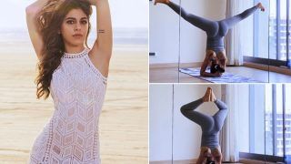 Alaya F Flaunts Insane Flexibility by Acing Headstand With Splits- Watch Video