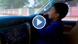 Viral Video: 8-Year-Old Boy Seen Driving Toyota Fortuner on Pakistan Road, Internet is Shocked | Watch