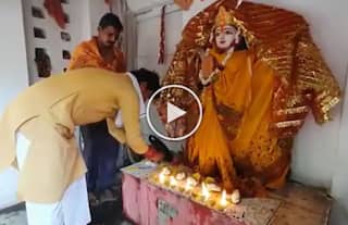 Nimbu Ki Bali: 11 Lemons Sacrificed During 'Tantra Puja    at Varanasi's Maa Adishakti Temple | Watch