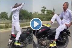 Ghaziabad Man Attempts Dangerous Bike Stunts, Internet Calls Him 'Toofani Chacha' | Watch