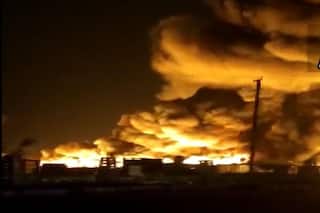 WATCH: Massive Fire In Gurugram's Manesar Sends Huge Clouds Of Smoke Into Sky, 1 Killed