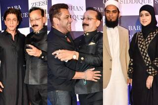 इफ्तार पार्टी में सितारों का मेल: बाबा सिद्दीकी की ग्रैंड पार्टी में पहुंचे Salman-Shahrukh, पति के साथ नजर आईं सना खान