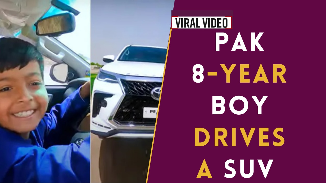 Child Viral Video: Pak boy drives Toyota Fortuner alone