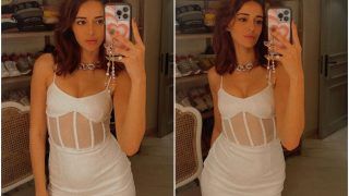 Ananya Panday Wears Hot And Scintillating White Corset Dress Worth Rs 7k at Karan Johar's House Party – PICS