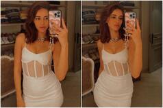 Ananya Panday Wears Hot And Scintillating White Corset Dress Worth Rs 7k at Karan Johar's House Party     PICS