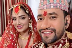 Nirahua, Aamrapali Dressed Up as Bride And Groom For a Nepali Wedding, Netizens React