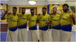 Chennai Super Kings' Players Celebrating Tamil New Year - The Kolam Way | WATCH VIDEO IPL 2022