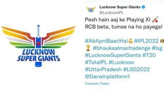 'RCB Beta Tumse na ho Payega', Lucknow Super Giants' Tweet Face Huge Backlash