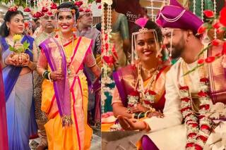 Sayli Kamble-Dhawal Tie Knots in a Maharashtrian Style Wedding, Fans Shower Love - See Viral Pics