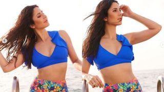 Katrina Kaif 'Flower Nahi, Fire Hai' in Sexy Blue Bikini Worth Rs 2,450 - See Hot Pics From Maldives