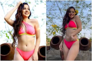 Urfi Javed Flaunts Sexy Hourglass Figure in Hot Pink Bikini, Fan Says 'Aaj Toh Keher Macha Dia'
