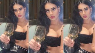 Nysa Devgn Wears Sexy Black Bralette With Hot Leather Pants on Her Birthday, Fan Says 'Bahot Sundar Ho'